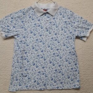Mens Junction West Floral Polo Size Medium